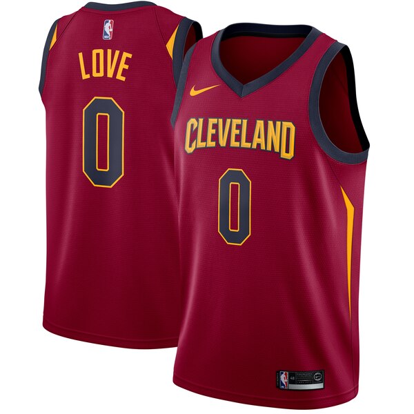 canotta nba kevin love 0 2020 cleveland cavaliers rosso